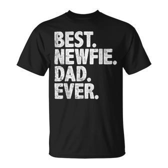 Best Newfie Dad Ever Funny Dog Owner Daddy Cool Father Unisex T-Shirt - Monsterry