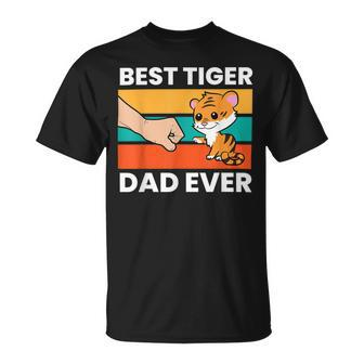 Best Tiger Dad Ever Unisex T-Shirt - Seseable