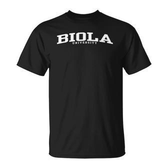 Biola University Oc0214 Academic School Unisex T-Shirt | Mazezy