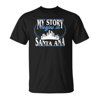 Born In Santa Ana The Golden State Unisex T-Shirt | Mazezy