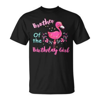 Brother Of The Flamingo Cute Girl Matching T-shirt - Thegiftio UK