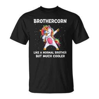 Brothercorn Brother Unicorn Birthday Family Matching Bday Unisex T-Shirt | Mazezy DE