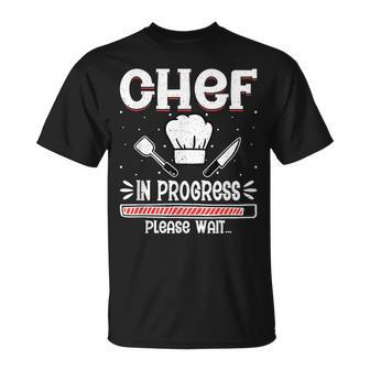 Chef In Progress Cook Sous Chef Culinary Cuisine Student T-shirt - Thegiftio UK
