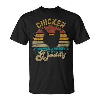 Chicken Chicken Best Chicken Daddy Vintage Retro 70S Chicken Dad Fathers Day Unisex T-Shirt - Monsterry UK