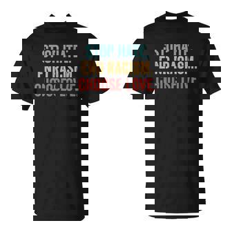 Choose Love Buffalo Stop Hate End Racism Choose Love T-shirt - Thegiftio