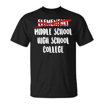 Class Of 2022 Elementary Middle School Funny Graduation  Unisex T-Shirt