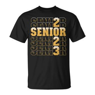 Class Of 2023 Senior 2023 Graduation Or First Day Of School Unisex T-Shirt | Mazezy
