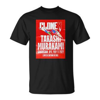 Clonex Takashi Murakami Gagosian Unisex T-Shirt | Mazezy