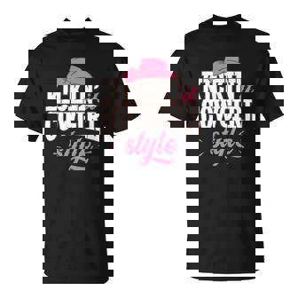 Cowgirl Style Country Western Girls T-shirt - Thegiftio