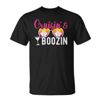 Cruisin And Boozin Cruise Ship Drink Package Cruise T-shirt - Thegiftio UK