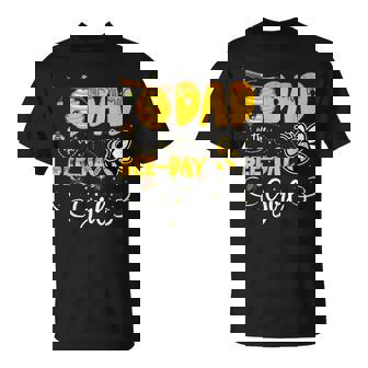 Dad Of The Bee Day Girl Hive Party Birthday Sweet Unisex T-Shirt | Seseable UK