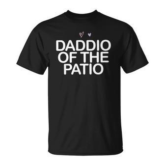 Daddio Of The Patio Saying Mom Heart Cute Graphic T-shirt - Thegiftio UK