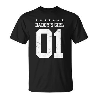 Daddys Girl 01 Family Matching Women Daughter Fathers Day Unisex T-Shirt | Mazezy