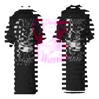 My Daughter Is A Warrior Dragonfly Breast Cancer Awareness T-shirt - Thegiftio