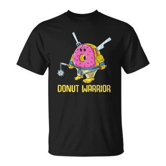 Donut Doughnut Pink Sprinkles Cute Funny Donut Unisex T-Shirt | Mazezy