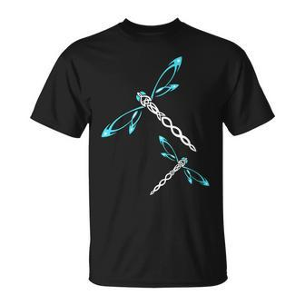 Dragonfly Tribal Tribal Dragonfly T-shirt - Thegiftio UK