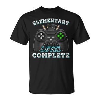 Elementary School Level Complete Funny Gamer Graduation  Unisex T-Shirt