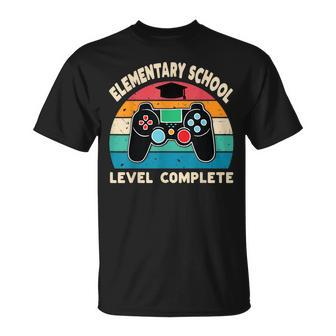 Elementary School Level Complete Gamer 6Th Grade Graduation  Unisex T-Shirt