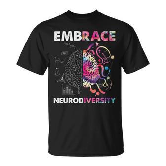 Embrace Neurodiversity Funny V4 Unisex T-Shirt | Favorety CA