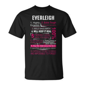 Everleigh Name Everleigh Name T-Shirt - Seseable