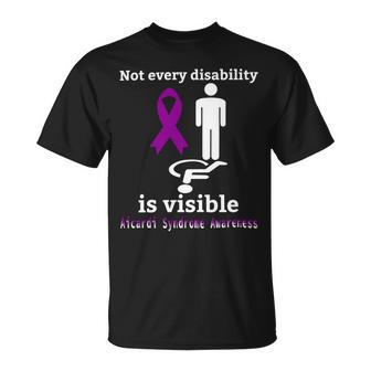 Every Disability Is Visible Aicardi Syndrome Awareness Purple Ribbon Aicardi Syndrome Support Aicardi Syndrome Awareness Unisex T-Shirt | Favorety AU