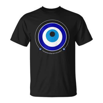 Evil Eye Greek Nazar May Every Evil Eye Upon You Go Blind Zip Unisex T-Shirt | Mazezy