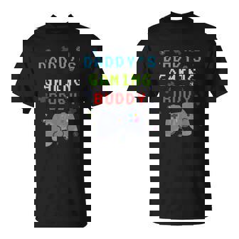 Family Love Daddys Gaming Buddy T-shirt - Thegiftio UK