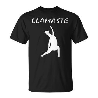 Farm Animal Yoga Llamaste T-shirt - Thegiftio UK