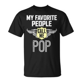 My Favorite People Call Me Poppa For Poppa T-shirt - Thegiftio UK