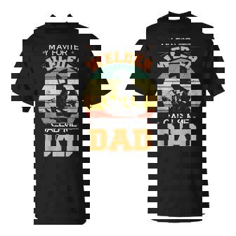 My Favorite Welder Calls Me Dad Welder Dad T-shirt - Thegiftio