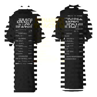 Fernandez Name Fernandez Facts T-Shirt | Seseable UK