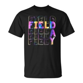 Field Day 2022 For School Teachers Kids And Family Tie Dye Unisex T-Shirt | Mazezy DE