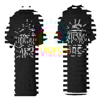 Field Day Vibes Tie Dye Last Day Of School Field Day Teacher Unisex T-Shirt | Mazezy