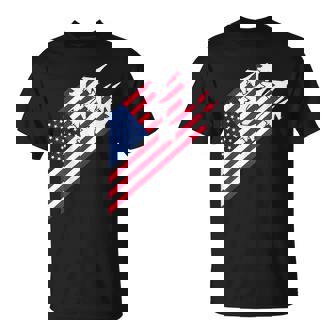 Fighter Jets Usa Flag 4Th Of July Fighter Jet Flag Unisex T-Shirt | Seseable CA