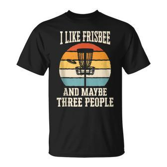 Frisbee Disc Golf Unisex T-Shirt - Seseable