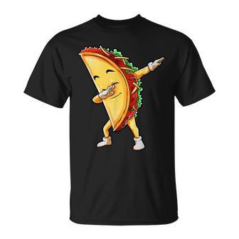 Funny Dabbing Taco Cinco De May Mexican Food Unisex T-Shirt | Favorety DE