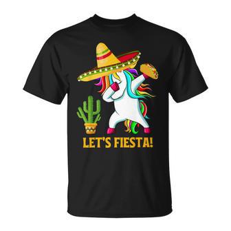 Funny Dabbing Taco Cinco De May Mexican Food V4 Unisex T-Shirt | Favorety UK