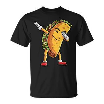 Funny Dabbing Taco Cinco De May Mexican Food V5 Unisex T-Shirt | Favorety DE