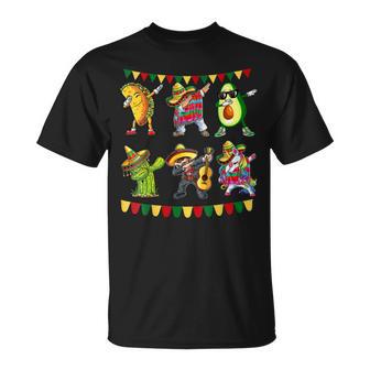 Funny Dabbing Taco Cinco De May Mexican Food V6 Unisex T-Shirt | Favorety AU