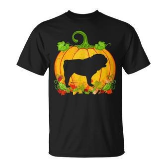 Funny Dog Owner Halloween Costume English Bulldog Unisex T-Shirt - Seseable