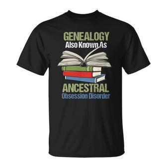 Funny Genealogy Ancestry Gift For Genealogist Students Unisex T-Shirt | Mazezy