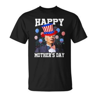 Funny Joe Biden Happy 4Th Of July Confused Mothers Day Unisex T-Shirt | Mazezy DE