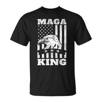 Funny Maga King Trump Supporter Gift Maga King Unisex T-Shirt - Monsterry CA