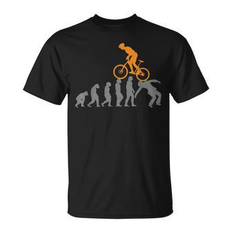 Funny Mountain Bike Evolution Biker Best Unisex T-Shirt | Favorety