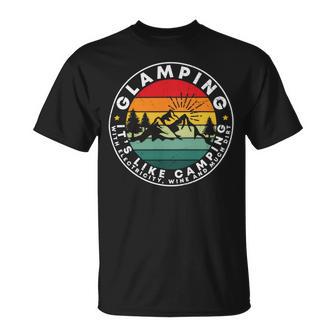 Glamping Definition Glamper Camping Unisex T-Shirt | Favorety AU