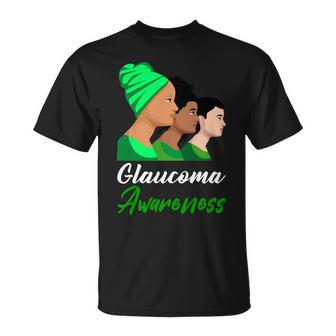 Glaucoma Awareness Green Women Glaucoma Glaucoma Awareness Unisex T-Shirt | Favorety CA