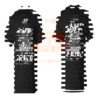 Glover Name If Glover Cant Fix It Were All Screwed T-Shirt - Seseable
