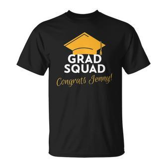 Graduation Grad Squad Congrats Jenny T-shirt - Thegiftio UK