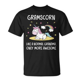 Grams Grandma Grams Unicorn T-Shirt - Seseable