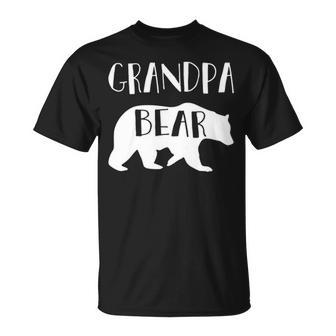 Grandpa Grandpa Bear T-Shirt - Seseable